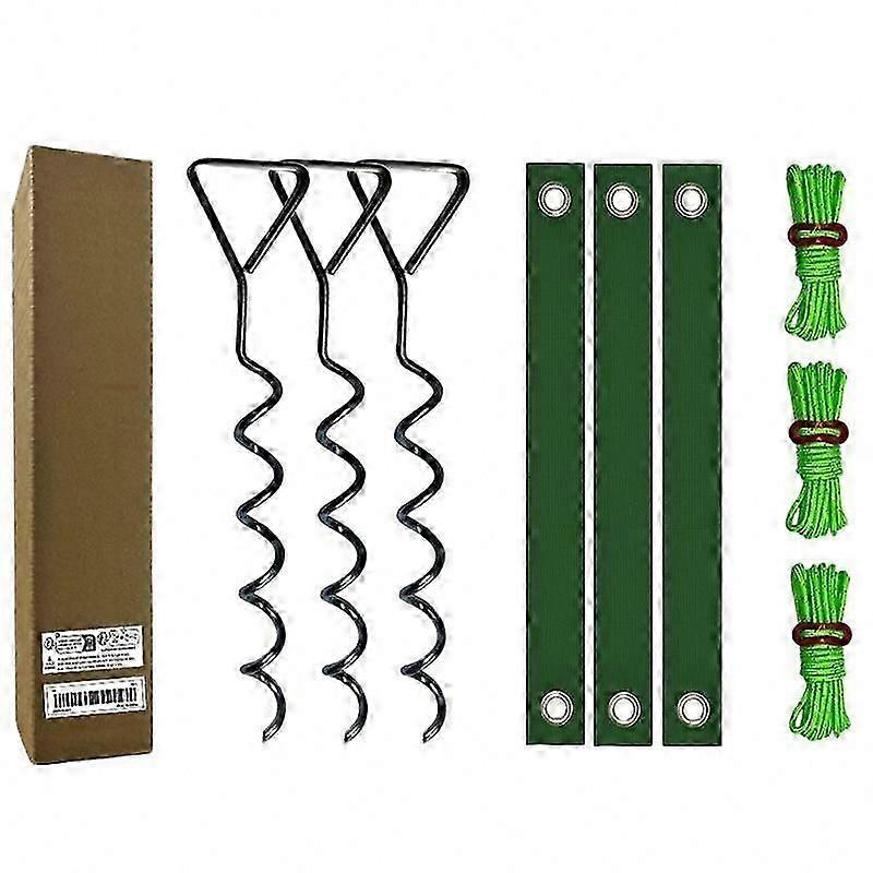 Multi-Scenario Spiral Ground Spike Set, Unique Shape