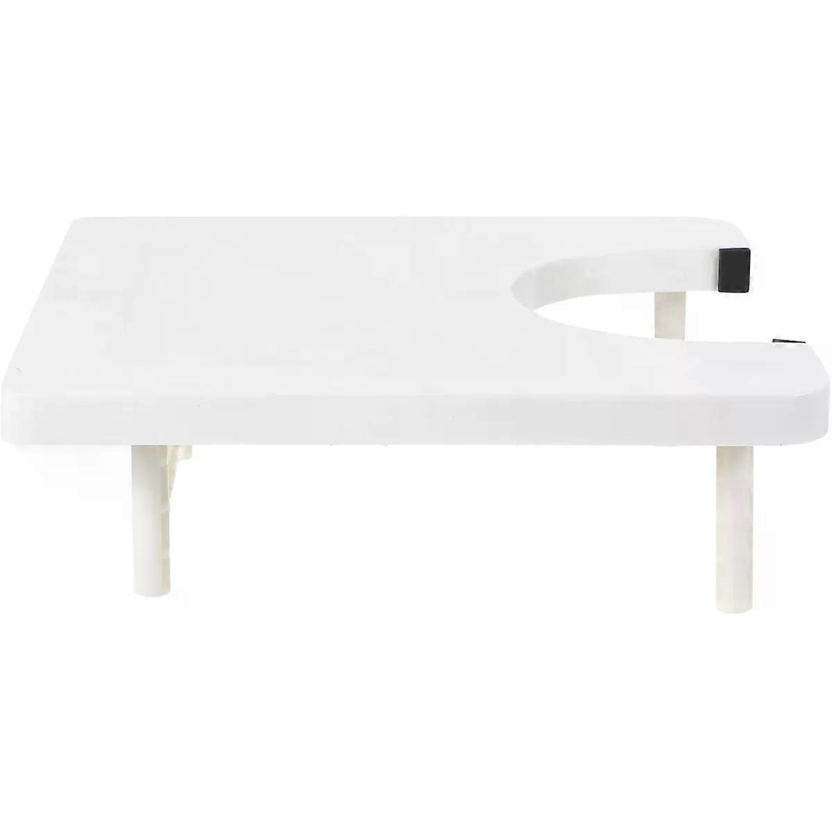 Portable Sewing Machine Extension Table for Brother, White Plastic