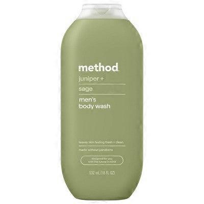 Method Men Body Wash, Juniper + Sage, 18 oz
