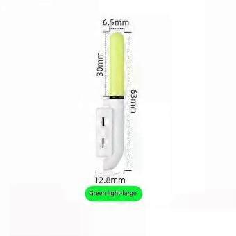 LED Electronic Fishing Rod Tip Light, Luminous Bite Alarm Indicator with Double Buckle, Waterproof Night Fishing Rod Clip Lamp