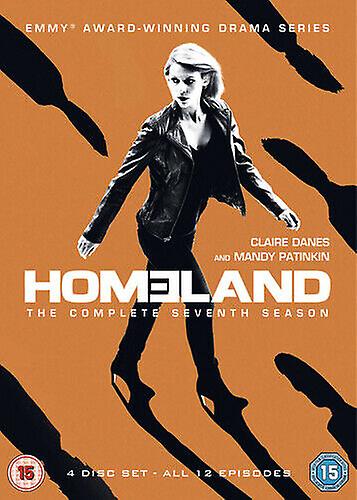 Homeland The Complete Seventh Season DVD (2018) Claire Danes cert 15 4 discs - Region 2