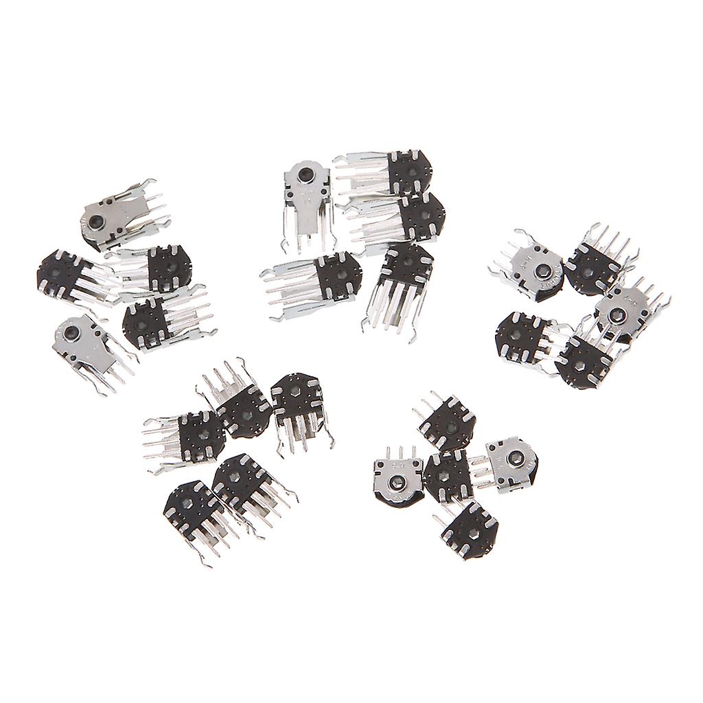 25pcs 5 Kinds Mouse Encoder Kit Wheel Encoder Switches Repair Parts Decoder Whee