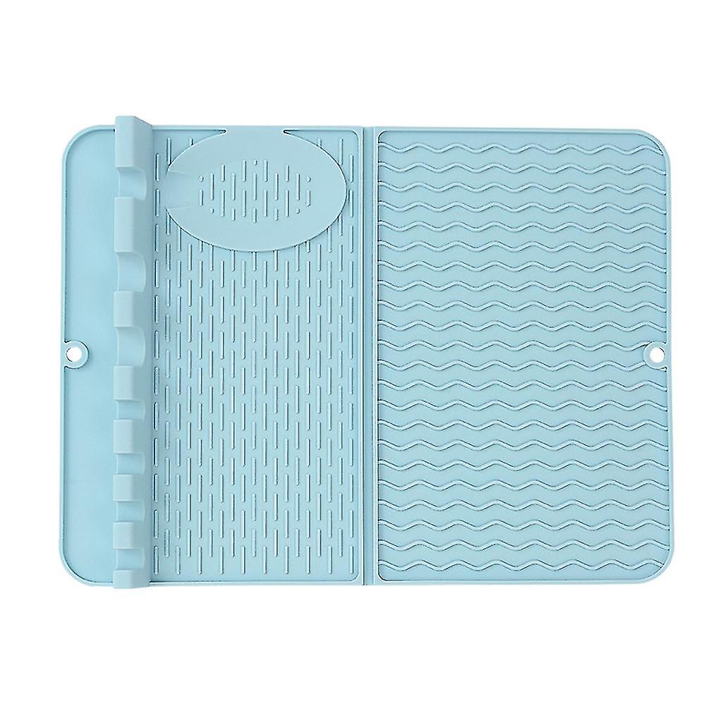 Square Dish Drying Mat Heat Resistant Dining Dishwasher Durable Cushion Pad Dinnerware Table Mat Pl