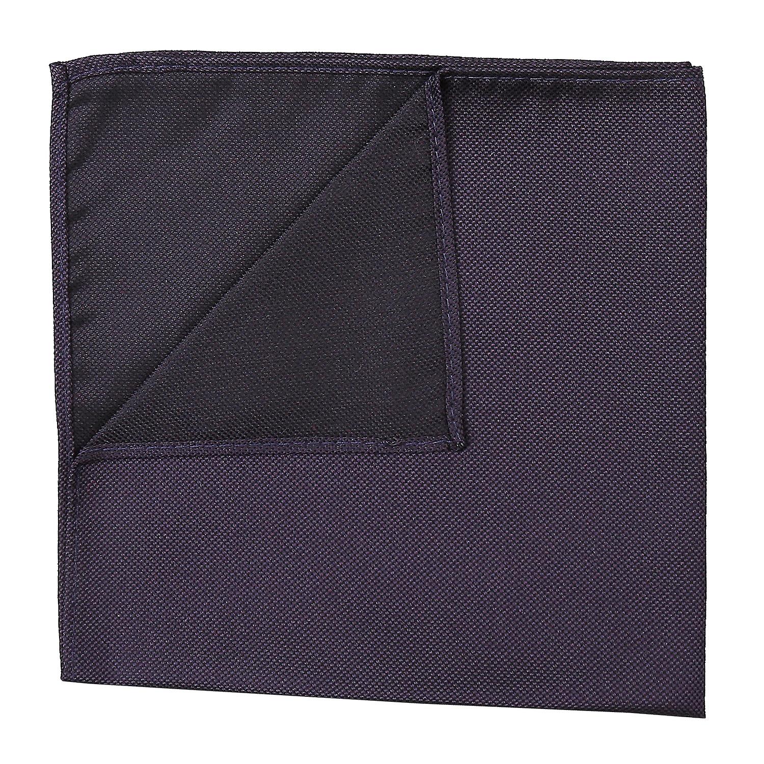 Mørk lilla vanlig silke lommefirkant