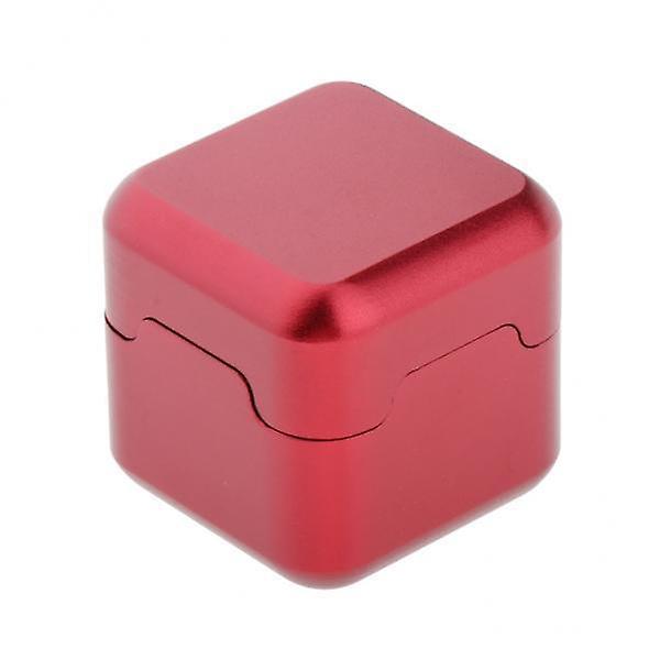 2xBillard Pool Queue Chalk Holder Magnetischer Snooker Stick Tip Chalk Box Rot