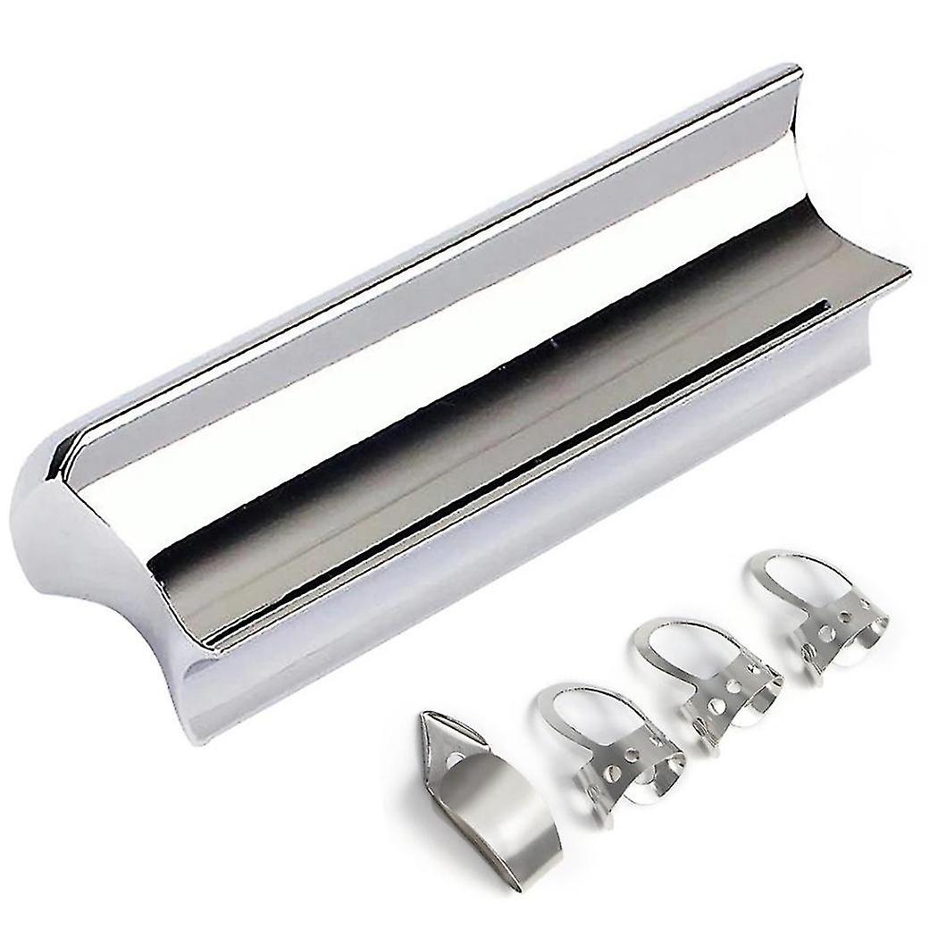 Rostfritt stålgitarrsläde för Dobro, Lap Steel-gitarr, Hawaii-gitarr, elgitarr