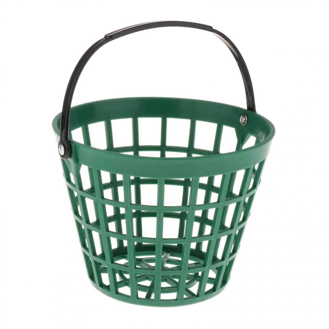 Solid Golf Ball Basket Golf Range Bucket Storage Organizer Holds 100 Balls
