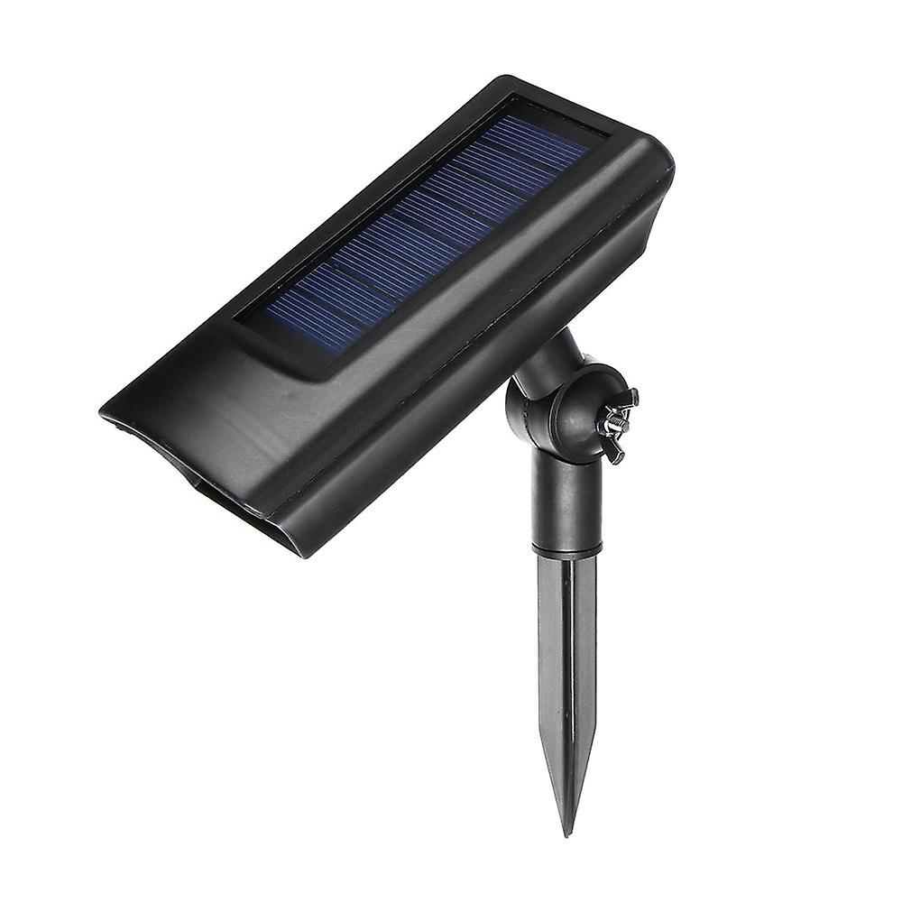 2-In-1 Solar Led Landscape Spot Light & Dummy Camera Security Wall Lamp With Sensor