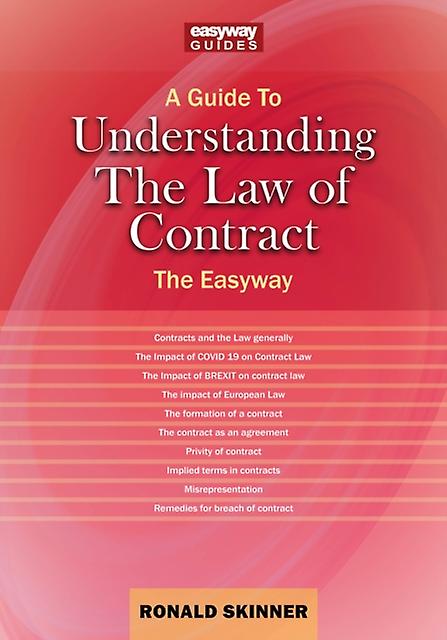 A Guide To Understanding The Law Of Contract by Ronald Skinner Paperback