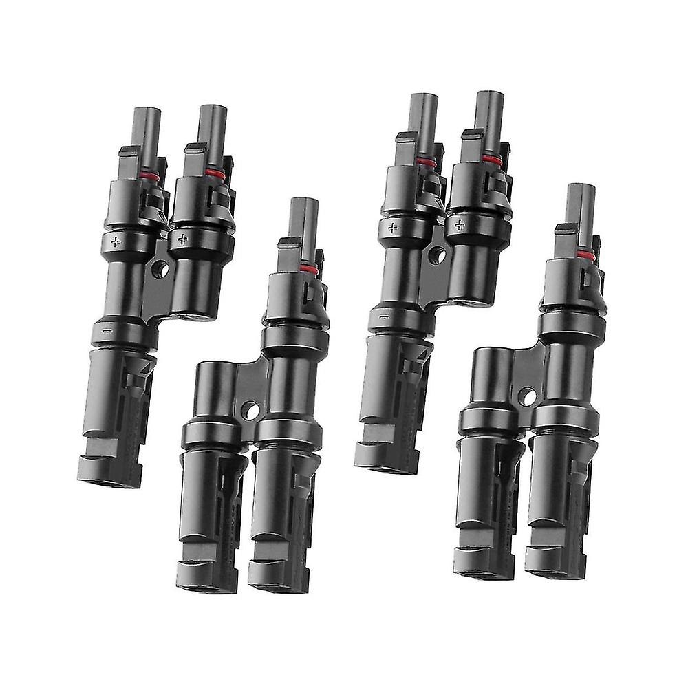2 Pair Branch Y Connector In Pair +ffm For Parallel Connection Between Solar Panels, 1 Brunch