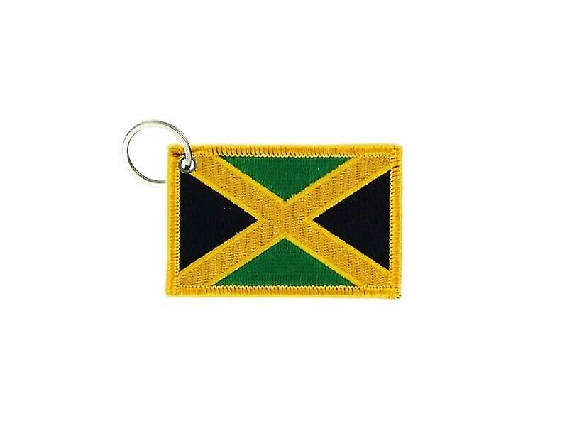Cle Cles Key Brode Patch Ecusson Badge Flag Jamaican Rasta