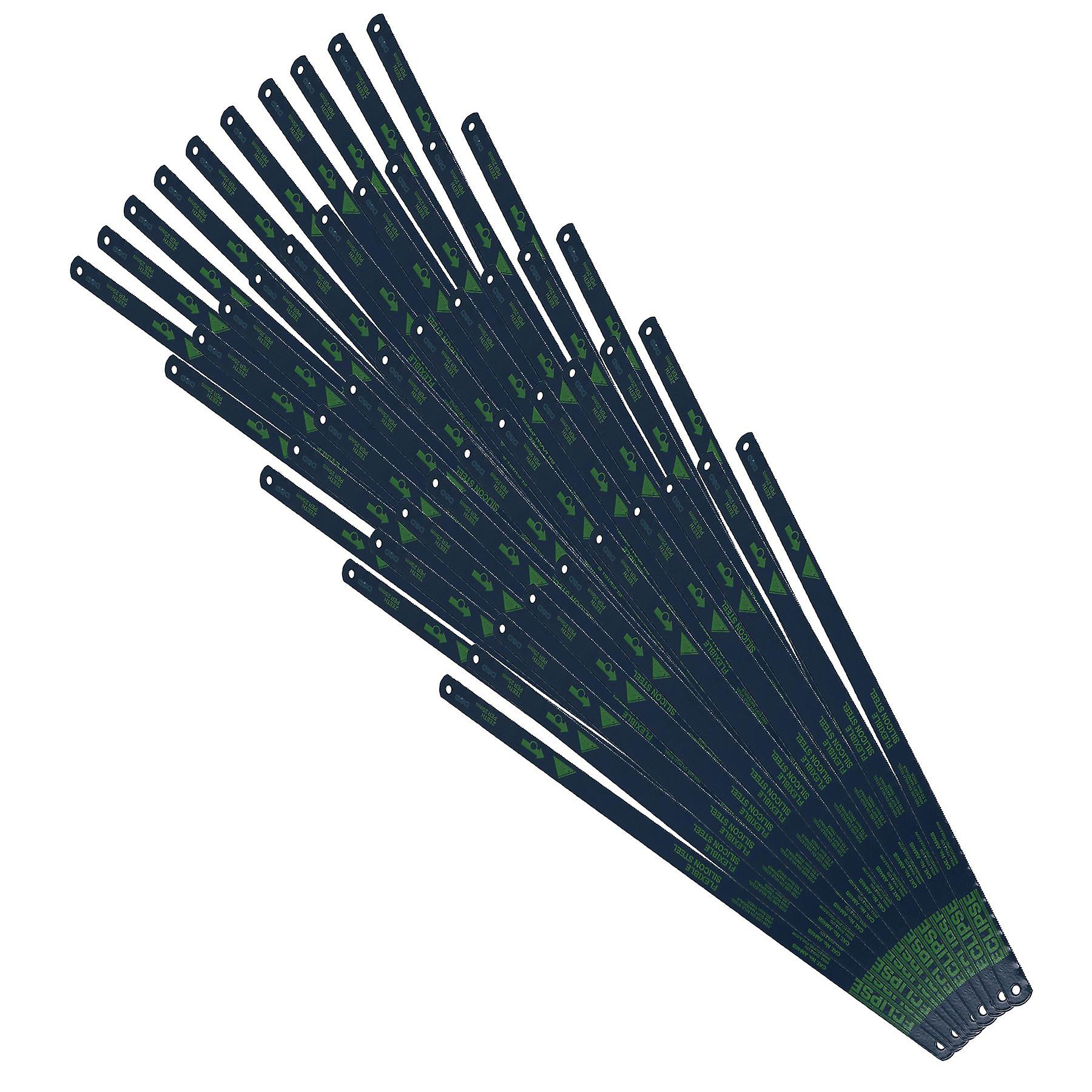12” (300mm) Eclipse Hacksaw Blades 24 TPI Flexible Shatterproof Blade 50 Pack