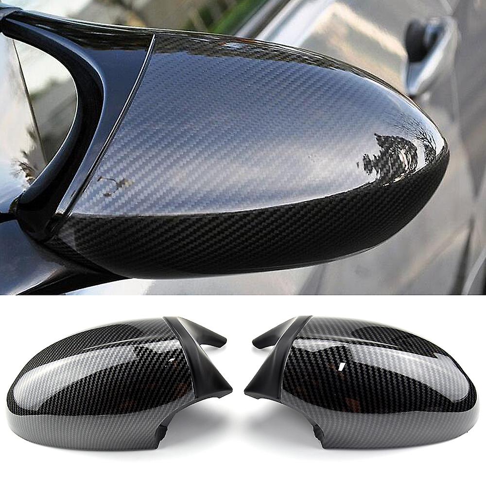 Backspegelkåpor till BMW E90 E91 E92 E93 E81 E87 E82 E88 3 1-serie M Tillbehör Kolfiber Glans