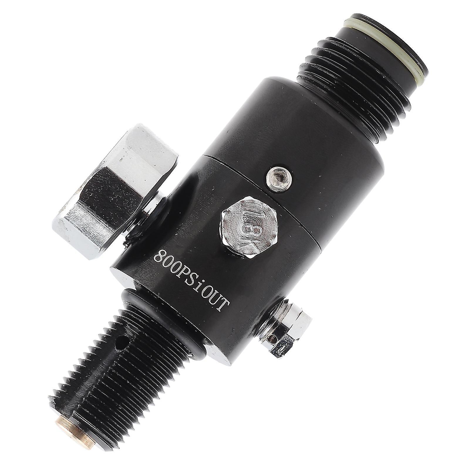 Paintball 5/8"18unf Thread Input 3000psi Output Pressure 800psi Air Tank Regulator