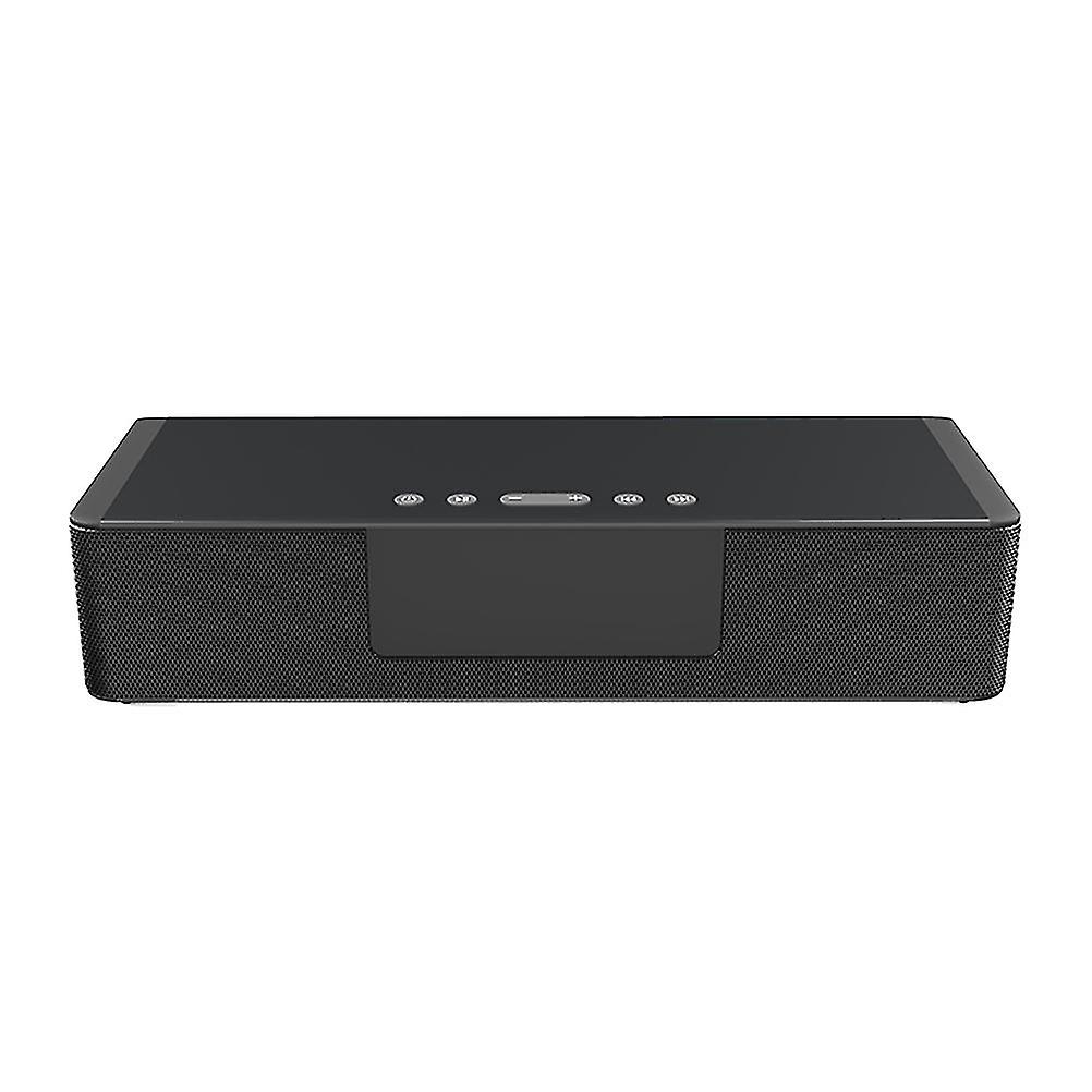 Multi-Function Portable Speaker: Alarm Clock, FM Radio, LED Display, Wireless Charging & Remote