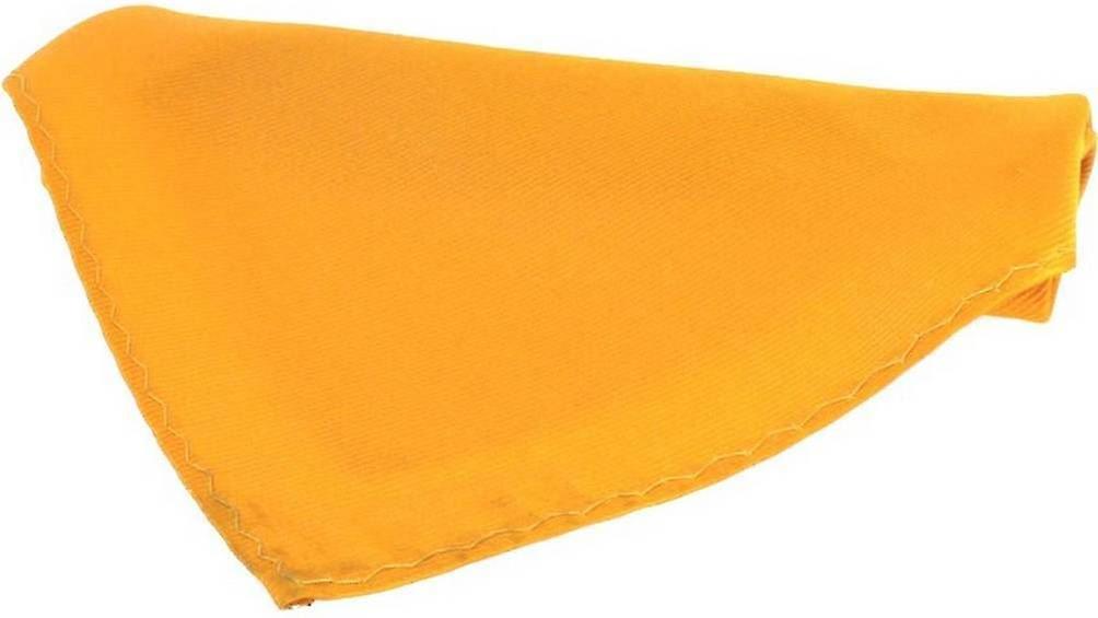 David Van Hagen Fine Twill Silk Pocket Square - Orange