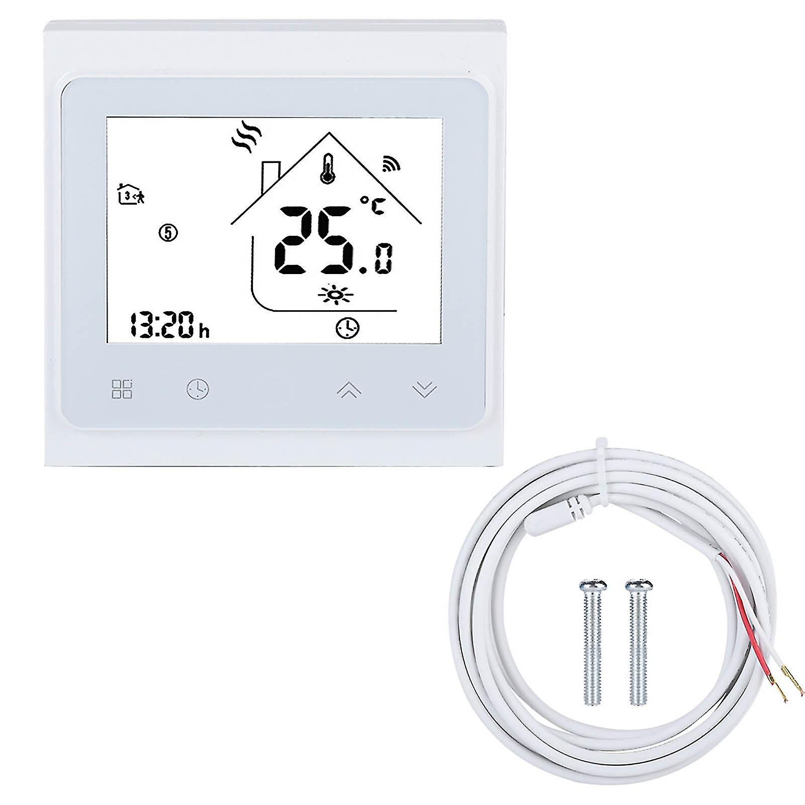 Lcd Touch Screen Wifi Smart Thermostat Temperature Controller For Electric Floor Heating