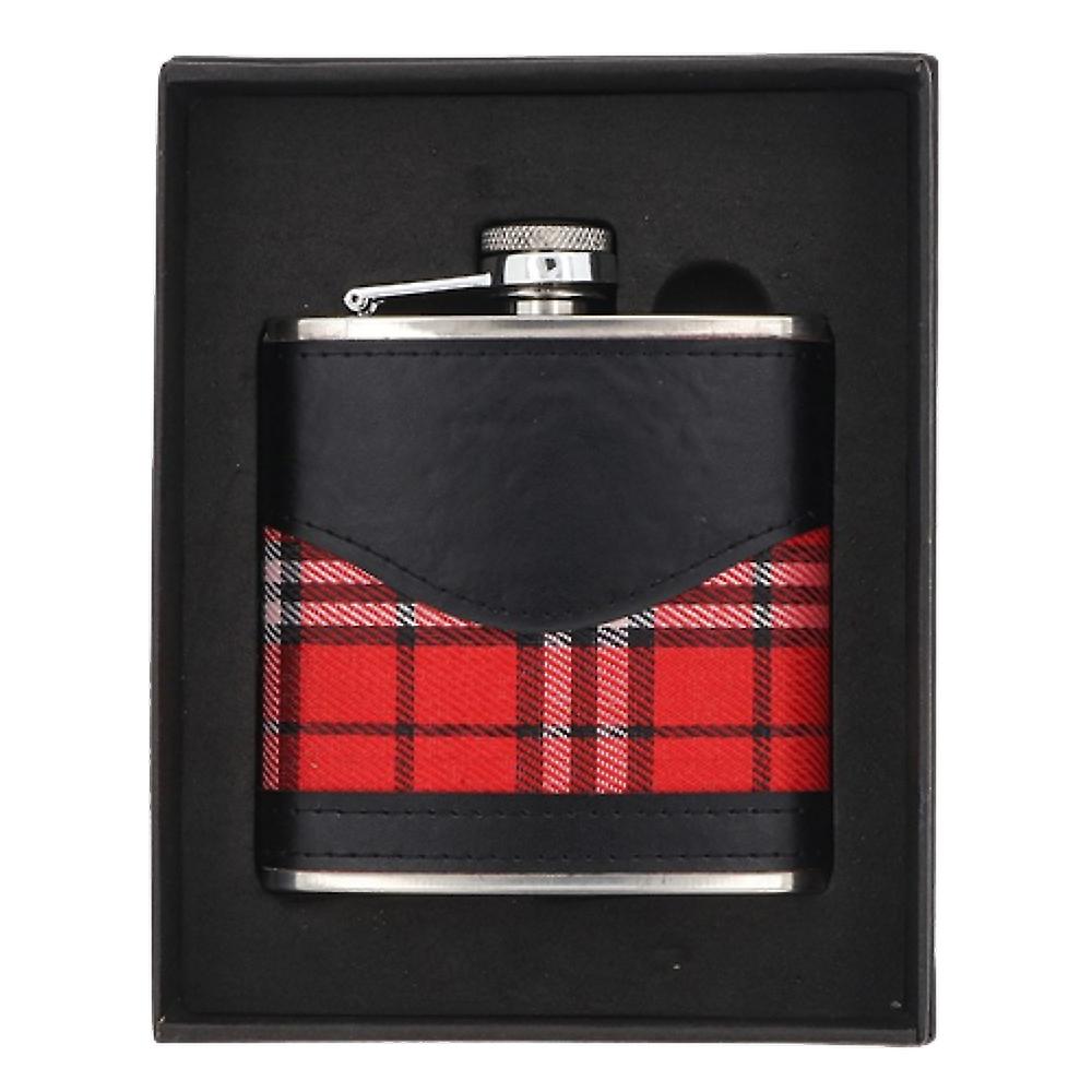 Hip Flask Stewart Tartan (6oz)