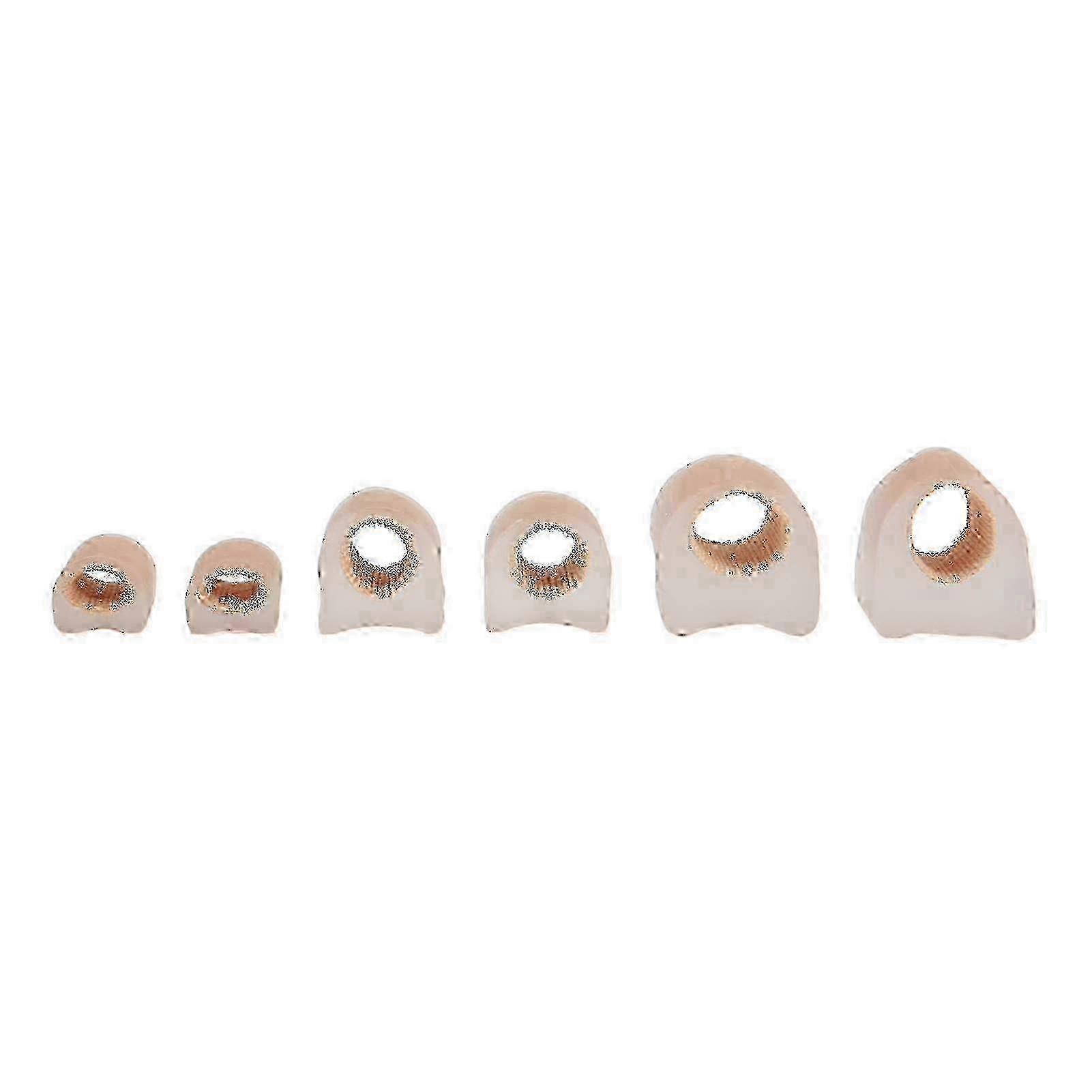 3 Pair Toe Separator Preventing Friction Safe SEBS Bunion Corrector Toe Spacers for Toe Deformation