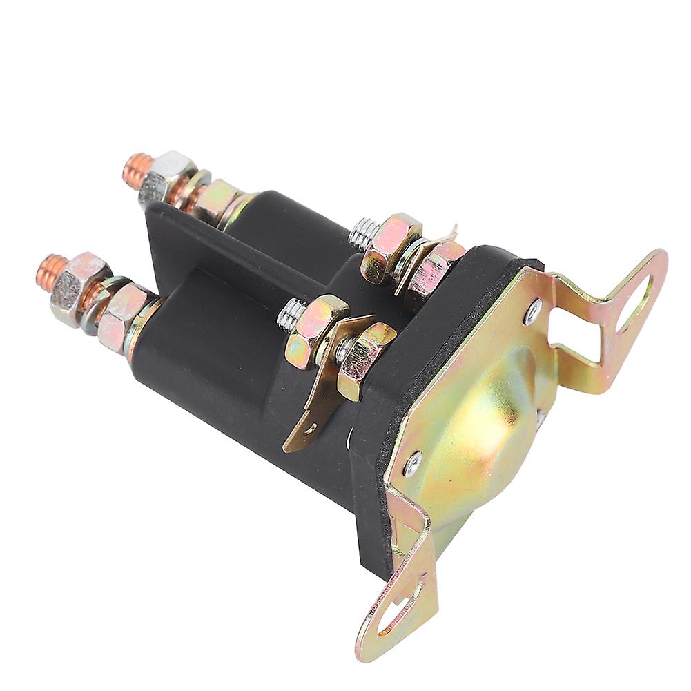 Risegun Magnetic Switch Relay Metal ABS Car Starter Motor Magnetic Switch Relay, 12VDC 33-334 Car Relay Accessory
