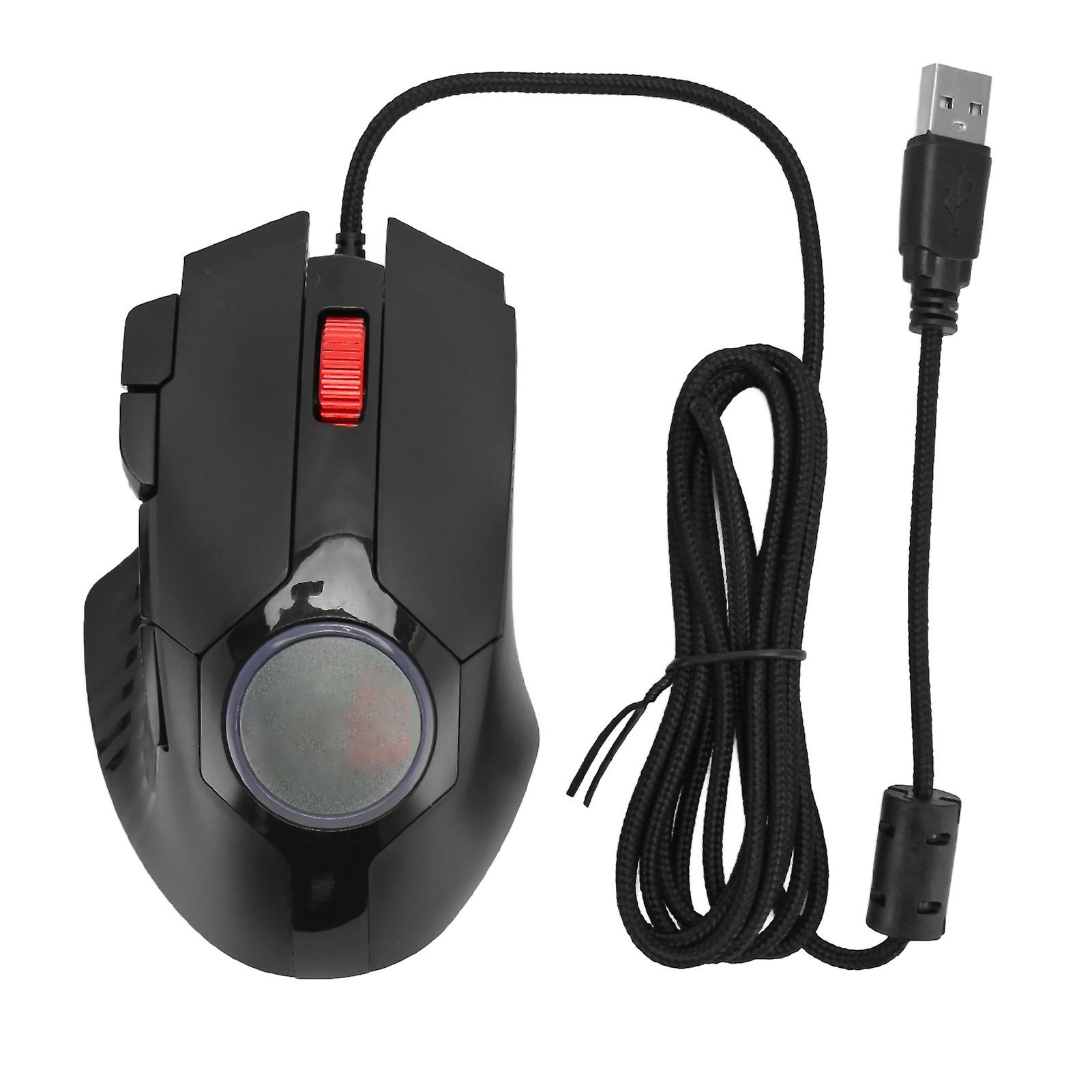 Souris de jeu 7200 DPI RGB rétroéclairée, 8 touches, Bluetooth, avec bouton de tir, pour ordinateur portable et PC