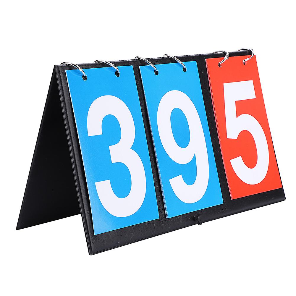 VIFER Score Board Digit Portable Flip Sports Scoreboard Score Counter Tool for Table Tennis Basketball Football 2/3/4,1PC(3-digit)