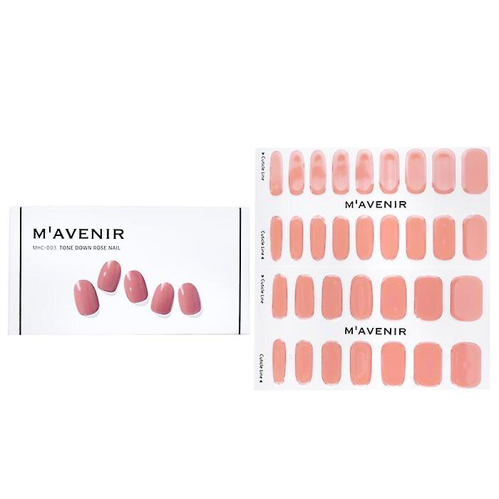 Mavenir Nail Sticker - # Tone Down Rose Nail 32pcs