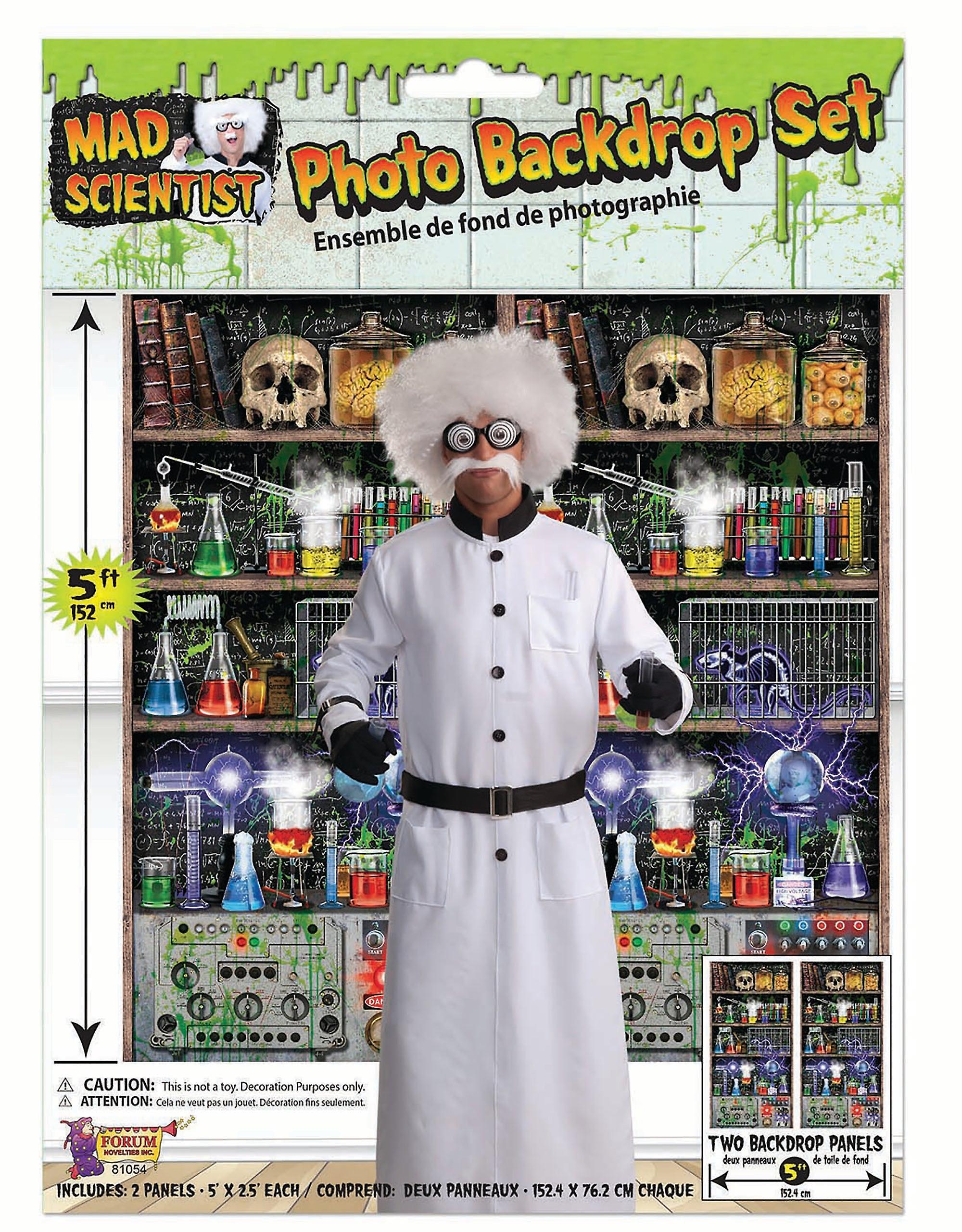 Mad Scientist Lab Back Drop X81054