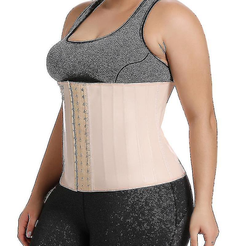 Womens Waist Trainer,sports Belt Body Slimming Shaper With 3 Hooks Eye Closure