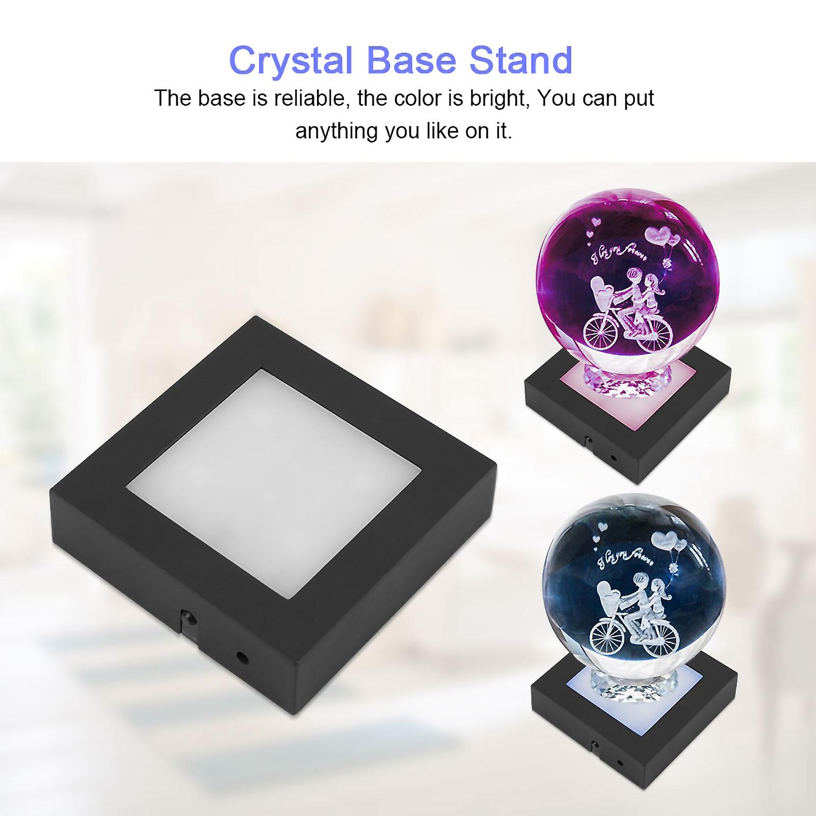 Colorful LED Light Crystal Display Stand Base #3