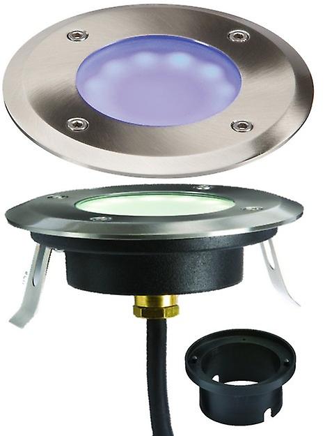 Blue LED Ground / Deck Light, 230V IP65 1.7W
