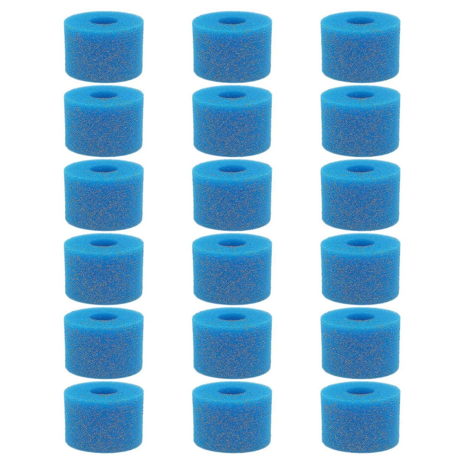 18Pcs für Intex Pure Spa Wiederverwendbare Waschbare Schaum Whirlpool Filter Patrone S1 Typ