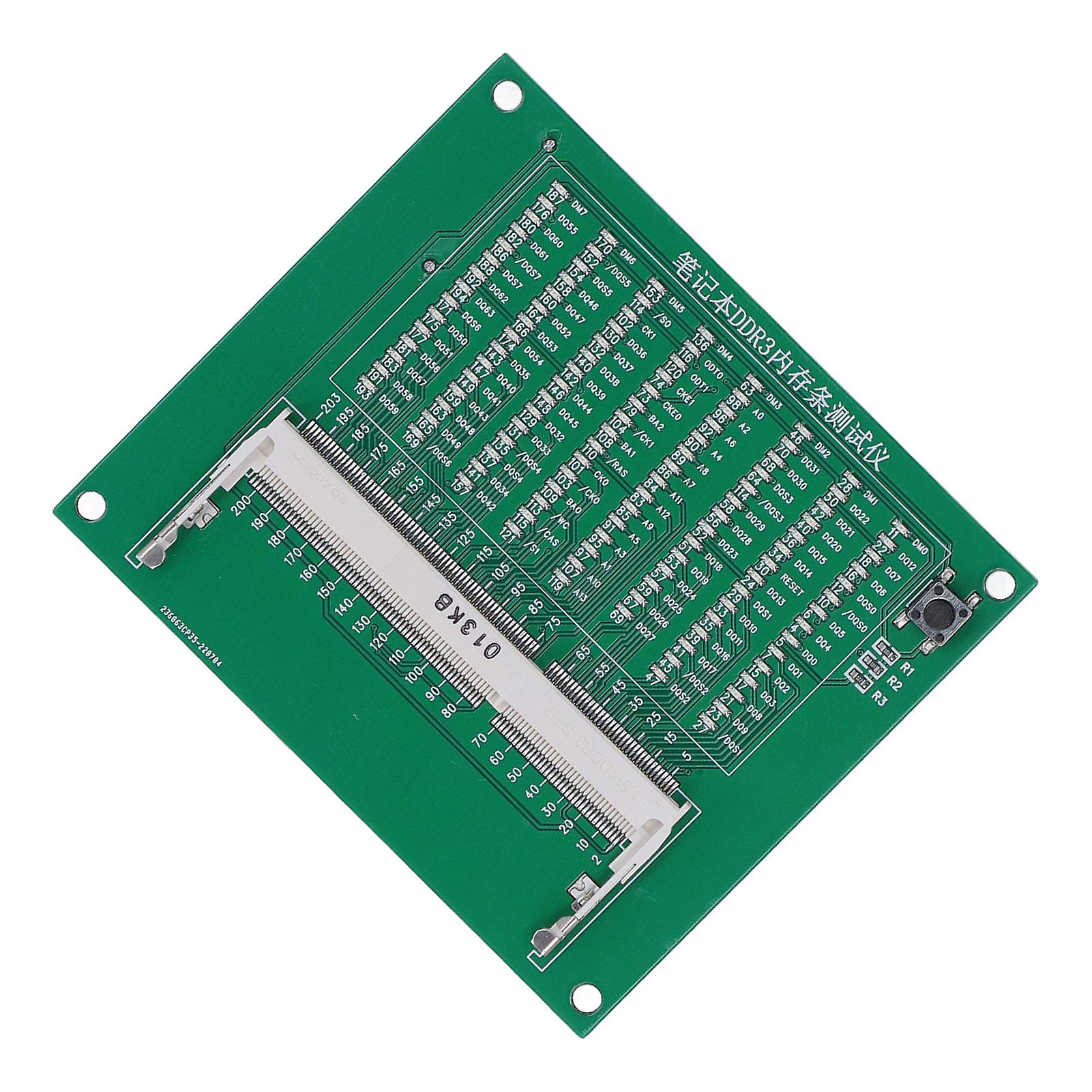 Laptop Memory Test Card with LED Light Computer Motherboard Circuit Repair Detection Card DDR3 