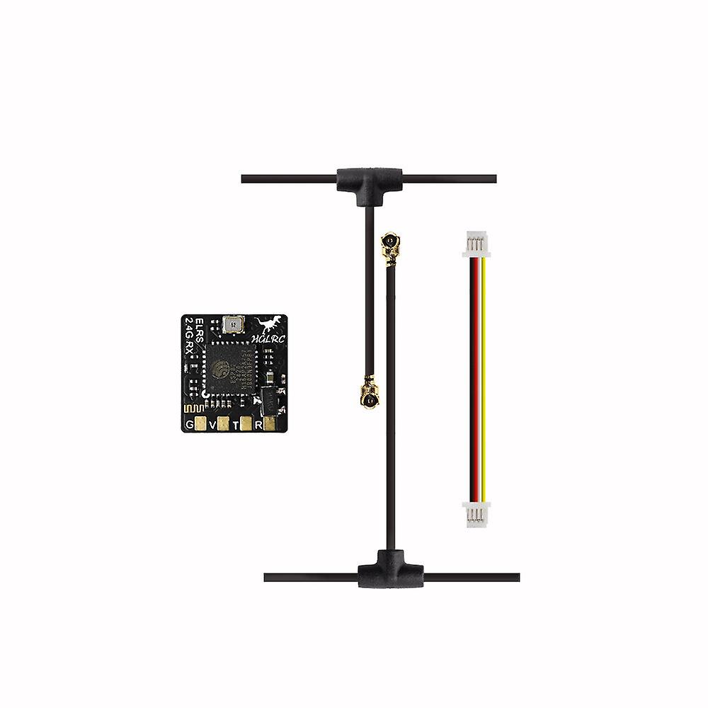 HGLRC ELRS 2.4GHz RX TStyle Compact Size High Refresh Rate Mini Receiver for FPV RC Drone Airplane