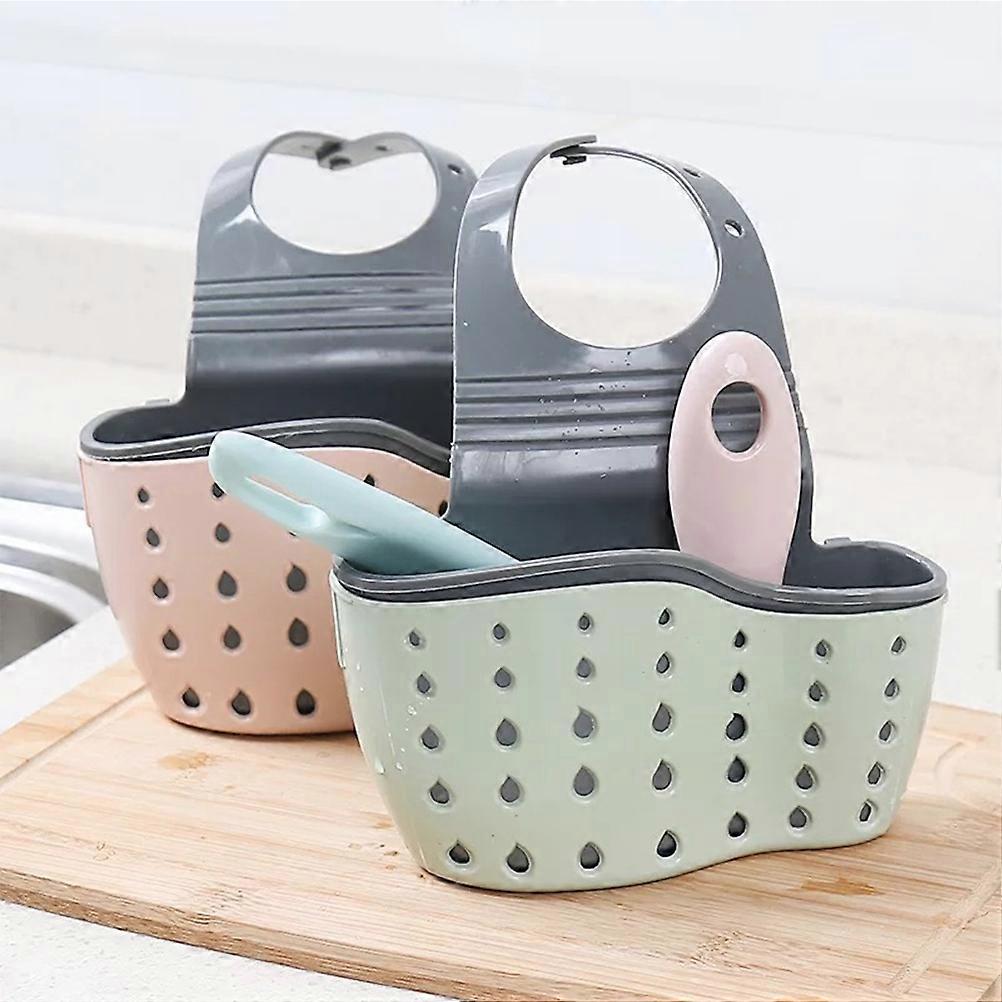 Sink Shelf Soap Sponge Drain Rack Bathroom Holder Kitchen Storage Adjustable Kitchen Organizer