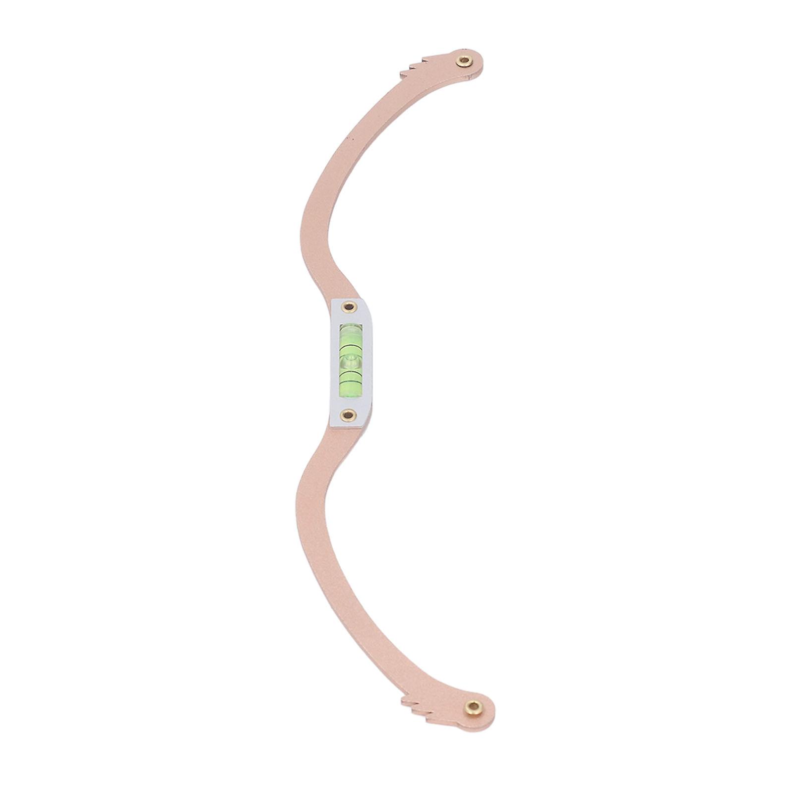 Eyebrow Line Marker Ruler Lightweight Arch Microblading Eyebrow Mapper for DIY Measuring Gold 