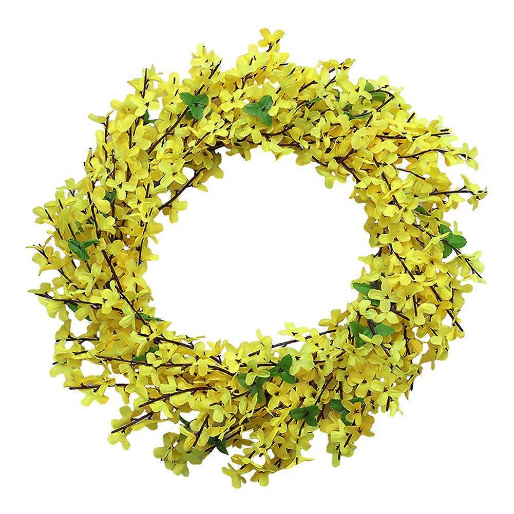 Fake Winter Jasmine Wreath