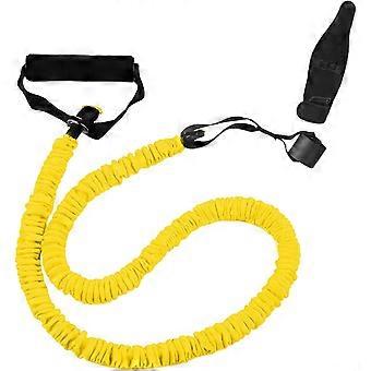 Training cord | Recovery Adjustable Length Design,Easy Setup Fitness Equipment for Indoor and Outdoor Workouts A: Yellow 10 Lbs + 1 Glove