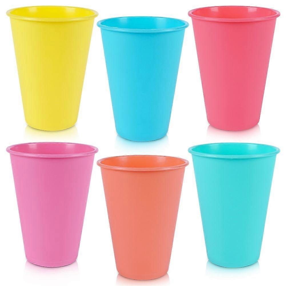 Reusable Mugs in Durable Plastic, Multiple Colors