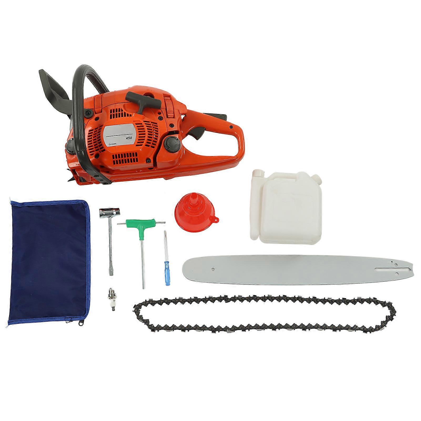 Gas Chainsaw 2000W High Power Brushless Handheld Easy Startup Gasoline Chain Saw for Logging NO.7771