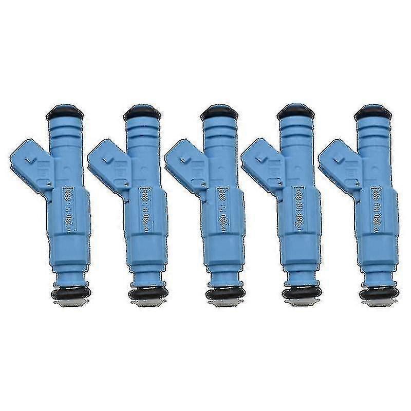 1 Set Of 5 0280155830 Fuel Injectors For 1999-2006 S80 S60 V70 C70 2.3l 2.5l
