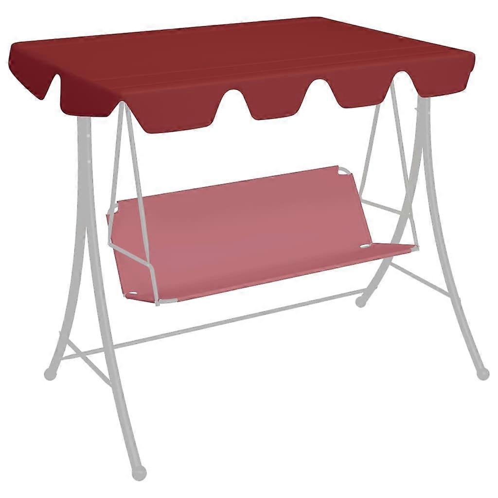 Replacement Canopy for Garden Swing Wine Red 59.1"/51.2"x27.6"/41.3"