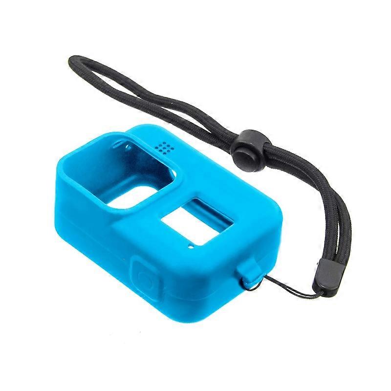 Just Protective Silicone Case For Hero 8 Case Black Sleeve Case Frame With Lanyard Accessory