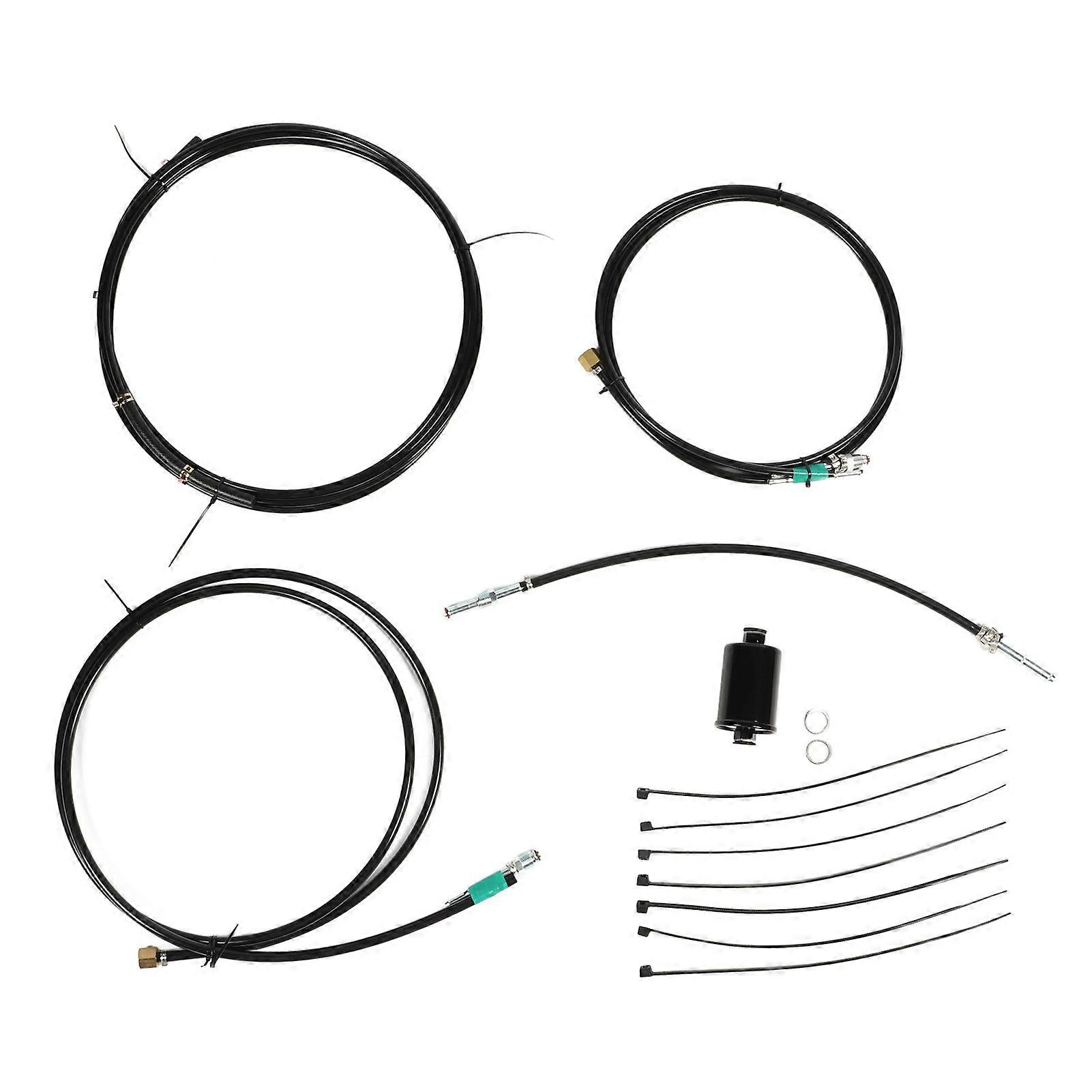 Automotive Fuel Line Kit Nylon Flexible Easy to Bend NFR0013 Replacement for Chevy Gas Trucks