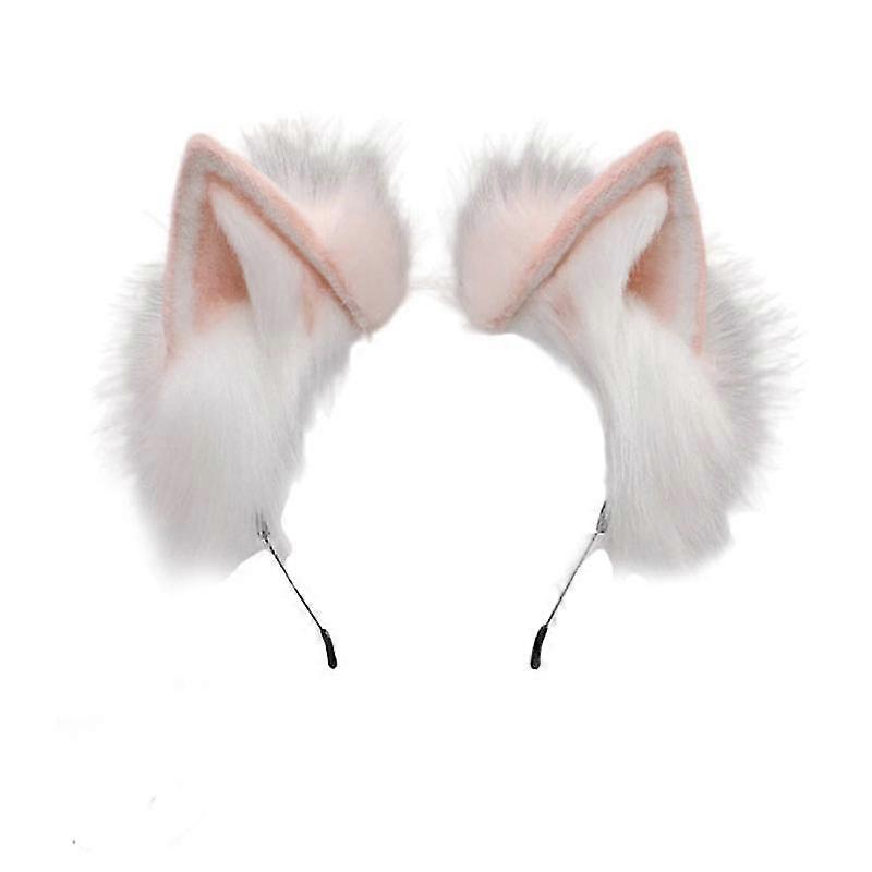 اليدوية القط آذان تأثيري، عصابات الرأس الحيوان، فوكس الذئب آذان الحيوان، زي أغطية الرأس هالوين زي