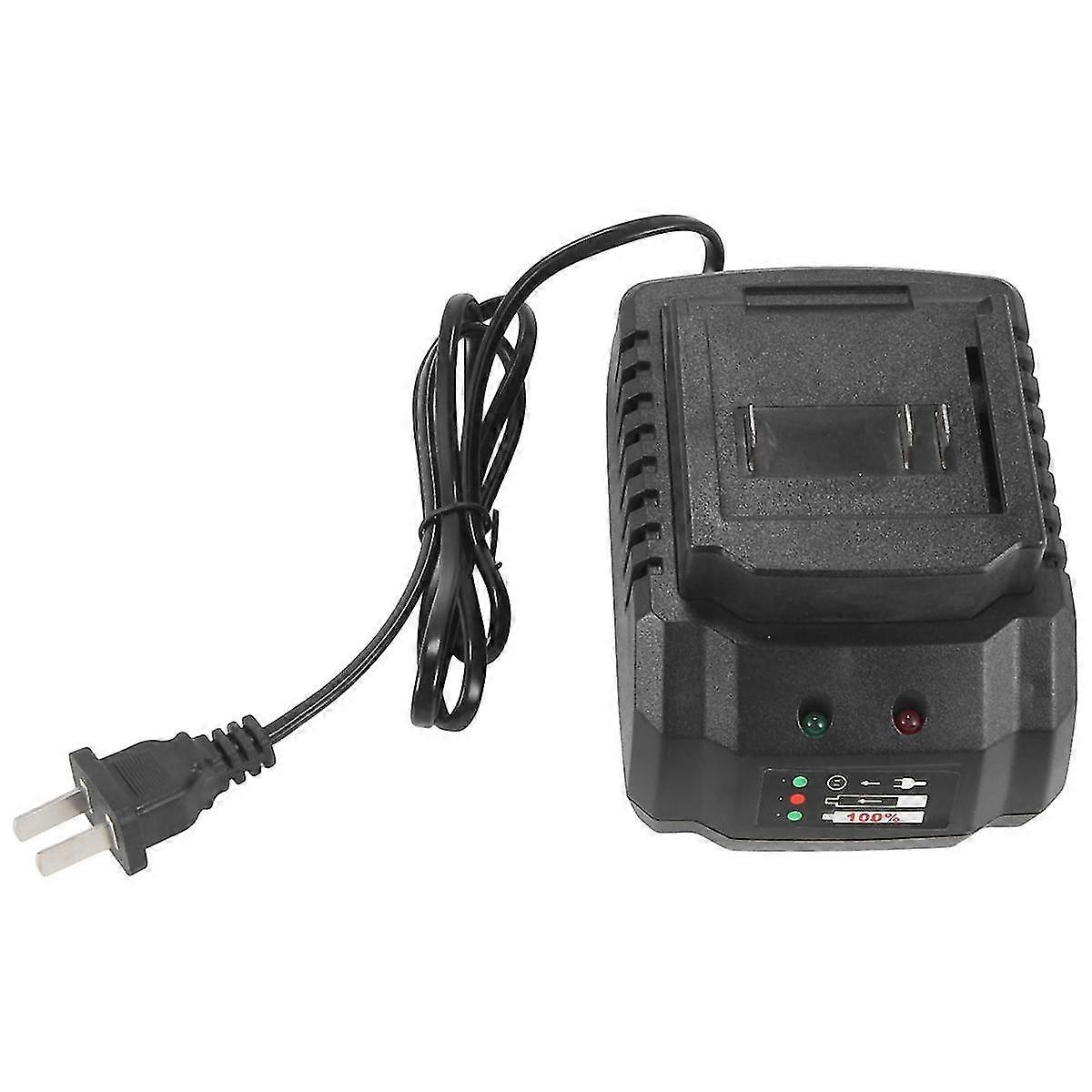 21V Power Charger for 21V Tools Power Tool Portable Smart Fast Li-ion Charging Black US Plug