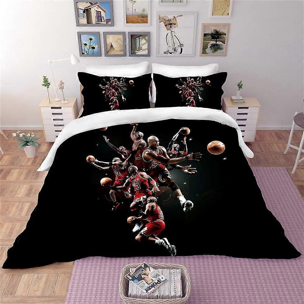 Piece Duvet Cover Set Fashion Basketball Michael Jordan Bedding