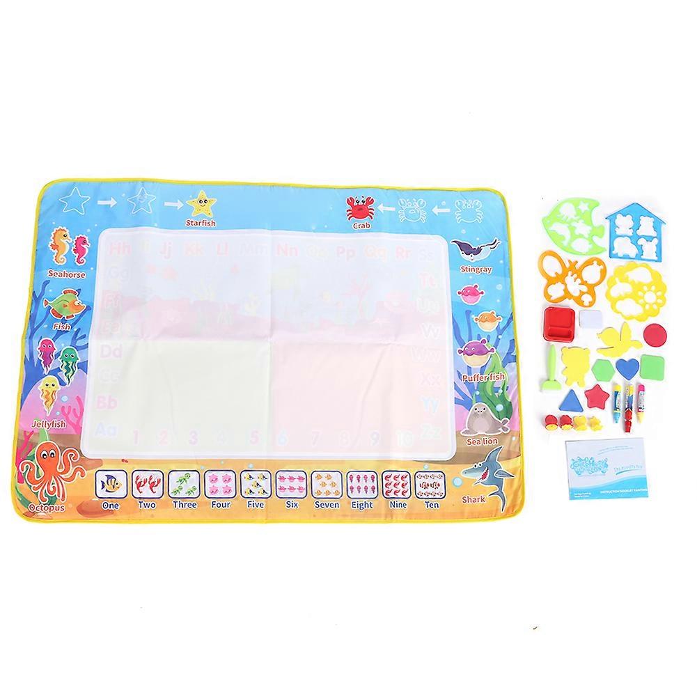 100 x 70cm Children Water Painting Mat Free Coloring Kids Painting Pad Educational Writing ToysCP4924