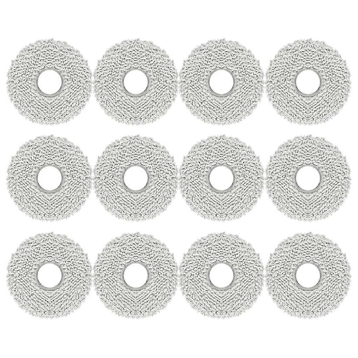 12 Pack Washable Mopping Pads for L10S /L10/ L20 / L30/ X30/ X2 Omni/ T20 Omni/ T10 Omni/ X1 Omni