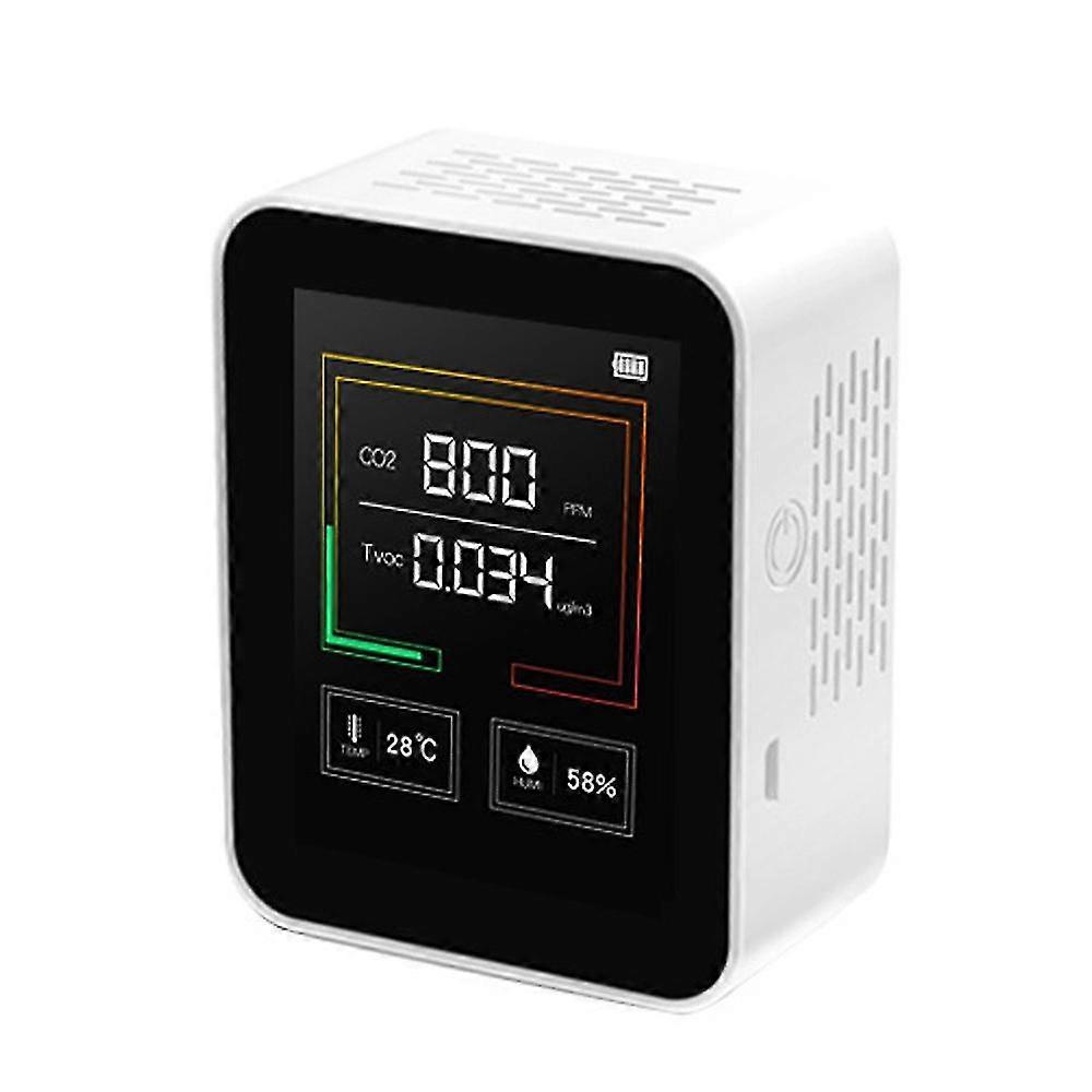 Intelligent Big Screen Co2 Tvoc Temperature Humidity Multipurpose Detect Tool